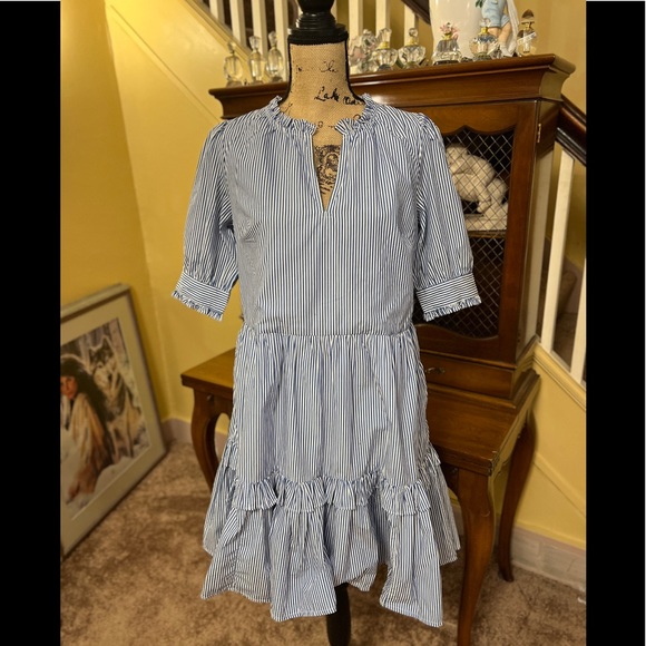 J Crew Tiered Popover Dress Tiered Popover Dress J Crew Tiered Eyelet  Prairie Dress Crew